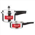 Butterfly Cordial Aluminum Pressure Cooker Set, Non-Induction, 2L & 3L