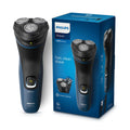 Philips Men's Electric Shaver Wet Dry 3D Heads Cordless Waterproof