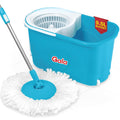 Gala e-Quick Spin Mop Set with Wheels & Microfiber Refills