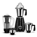 Wipro Elato 800W Mixer Grinder 4 Jars Copper Motor Black