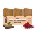 Sandalwood & Saffron Magic Soaps - Paraben Free | GHAR SOAPS
