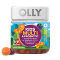 OLLY Kids Multivitamin Probiotic Gummies Yum Berry Punch 70 Ct