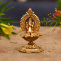 Ganesha Diya Oil Lamp for Diwali Puja and Home Decor
