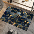 Wazdorf 3D Non-Slip Bathroom Mat 60x40cm Water Absorbent Rug