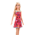 Barbie Doll in Red Dress with Butterfly Print & Heels for Ages 3+