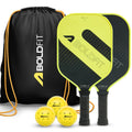 Boldfit Pickleball Paddle 13mm with Comfort Grip & Hexacore Design