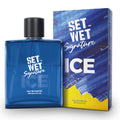 Set Wet Ice Men's Perfume 100ml - Citrus Long-Lasting Fragrance
