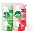 Dettol Foaming Handwash Refill Strawberry Aloe 2-Pack 700ml Moisturizing