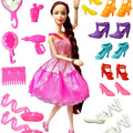 Dazzling Doll Toy with Moveable Joints & Accessories for Girls