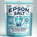 Epsom Salt 1Kg Pain Relief & Relaxation Bath Soak 100% Pure Magnesium