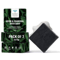 Bombay Shaving Co Charcoal Neem Men's Soap Pack of 3 (75g each)