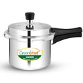 GREENCHEF 3L Aluminum Pressure Cooker ISI Certified Silver