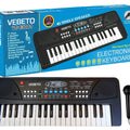 VEBETO Kids 37-Key Piano with Mic, Educational Toy for Ages 2-5
