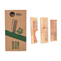 Neem Wooden Comb Trio for Detangling, Frizz Control & Shine