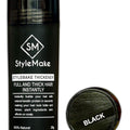 StyleMake Hair Thickener Fibers for Hair Loss Concealment Black 28g