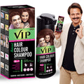 VIP Brown Hair Color Shampoo 180ml Quick Grey Coverage for Men & Women