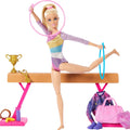 Barbie Gymnastics Doll Set with Balance Beam & Accessories