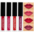 HUDACRUSH Red Edition Mini Matte Lipstick Set - Long-Lasting & Waterproof
