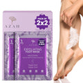 Azah Exfoliating Foot Peel Mask Duo for Cracked Feet - Lavender Scent