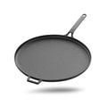 Esspy 28cm/11inch Pre-Seasoned Cast Iron Dosa Tawa | Roti/Chapati Tawa with Long Handle | Iron Tawa Big Size | Cast Iron Cookware | Gas and Induction Compatible | Toxin Free | 10 Years Warranty