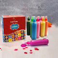 CraftVatika Rangoli Powder Kit 12-Pack for Diwali and Home Decor