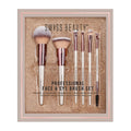 Swiss Beauty 6-Piece Face & Eye Makeup Brush Set for Easy Blending