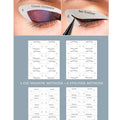 S.A.V.I Eye Makeup Stencil Kit 32 Styles Eyeliner Eyeshadow Sheets