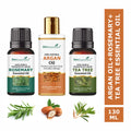 She Essentials Argan Carrier Oil, Rosemary & Tea Tree Essential Oil - Skincare & Hair Care