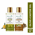 She Essentials 100% Pure Castor & Olive Oil For Skincare & Haircare