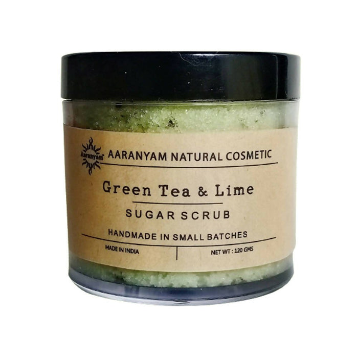 Aaranyam Green Tea & Lime Sugar Scrub For Face & Body