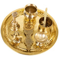 10" Brass Puja Thali Set - Pooja Plate for Home Decor & Gifts