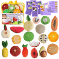 The Small Wonderland Pretend Play Fruits- 18-Piece Pretend Play Fruits Set