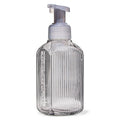 Bath & Body Works Gray Vertical Lines Gentle & Clean Foaming Hand Soap Dispenser