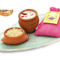 Ghasitaram Holi Gifts Sweets - Herbal Thandai Powder with Holi Gujiya Sweets