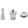 NILAY Whistle Regulator Brass Vent Pipe, Steel Weight Whistle and Silver Safety Valve for All Pressure Cookers (Silver)(Vent Pipe)