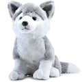 Webby Plush Husky Dog Stuffed Animal Puppy Soft Toy-Grey
