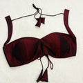 Kashish maroon silk blouse