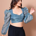 Nayra Ice Blue blouse