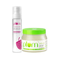 Plum Gentle Skin Soothers Duo Best Aloe Vera Gel - 99% Natural Rose Water Toner With Hyaluronic Acid