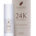 Flawora 24K Gold Face Serum With Vitamin C For Brightening & Anti-Aging Skin
