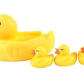 ToysBuddy Baby Bathing Rubber Squeaky Ducks Floating Play Water Pool Tub Toys (Yellow)