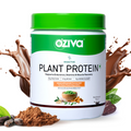 Oziva Bioactive Plant Protein Powder No Added Sugar & Better Digestion - Rich chocolate