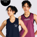 Reversible 2 Color Active Tank Top Navy Blue