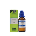SBL Homeopathy Sulphur Dilution