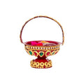 Sri Rudra Decorative Kumkum Haldi Pooja Basket – Small