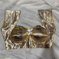 Divine Silver Golden Blouse