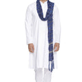 VASTRAMAY Men's Blue Viscose Dupatta