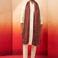 Men's Brown Digital Print Dupatta