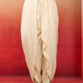 Men's Cream Viscose Dhoti Pants