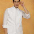 Men's White - Nehru Jacket